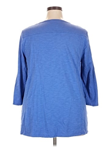Chico's 3/4 Sleeve T-Shirt (view 2)