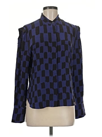 Equipment Long Sleeve Blouse (view 1)