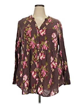 Torrid 3/4 Sleeve Blouse (view 1)