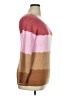Talbots Color Block Pink Pullover Sweater Size 0X - photo 4