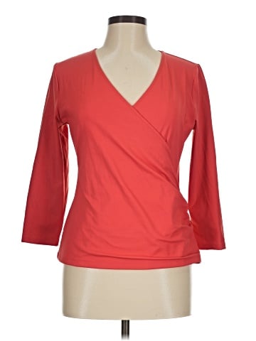 Ann Taylor 3/4 Sleeve T-Shirt (view 1)