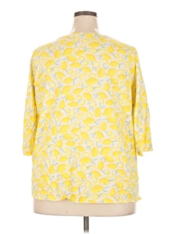 Lands' End 3/4 Sleeve T-Shirt (view 2)