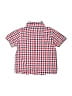 Carter's Checkered-gingham Red Short Sleeve Button-Down Shirt 12-18 MO / 18 MO - photo 2
