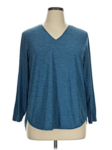 Lands' End 3/4 Sleeve T-Shirt (view 1)