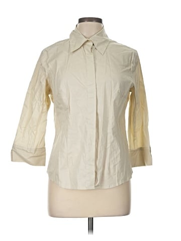 Ninety 3/4 Sleeve Button-Down Shirt (view 1)