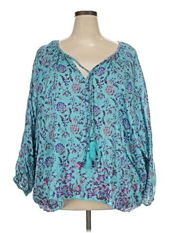 Sundance 3/4 Sleeve Blouse (view 1)