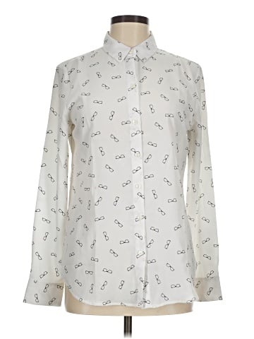 Ann Taylor Factory Long Sleeve Blouse (view 1)