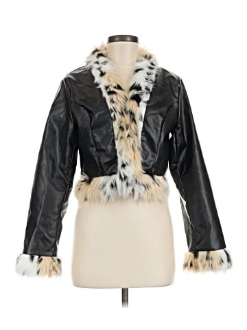 Shein Faux Leather Jacket (view 1)