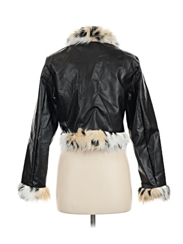 Shein Faux Leather Jacket (view 2)