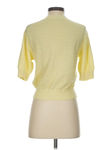 Madewell Textural-Stitch Crewneck Sweater in 100% Cotton (view 2)