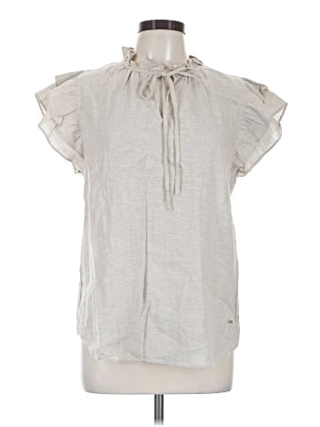Anne Klein Short Sleeve Blouse (view 1)