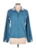 The North Face 100% Polyester Blue Track Jacket Size L - photo 1