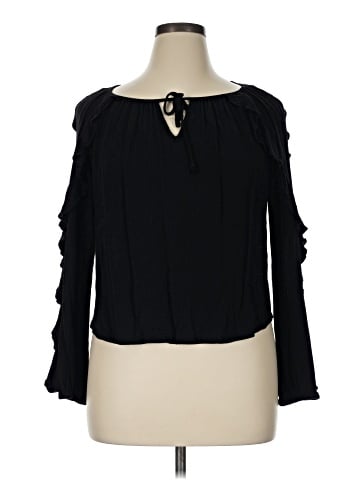 Karen Kane Long Sleeve Blouse (view 1)