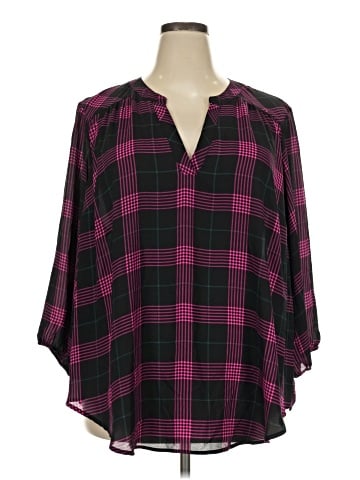 Torrid 3/4 Sleeve Blouse (view 1)