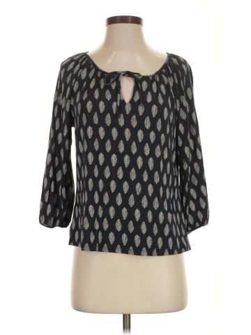 Garnet Hill 3/4 Sleeve Blouse (view 1)