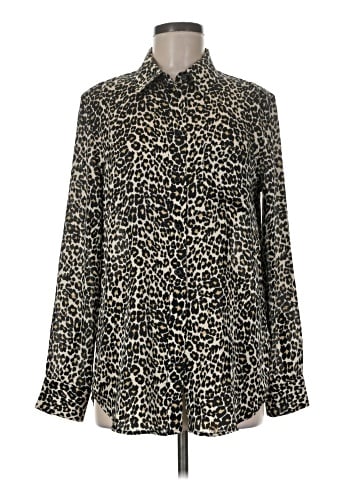 Equipment Long Sleeve Blouse (view 1)