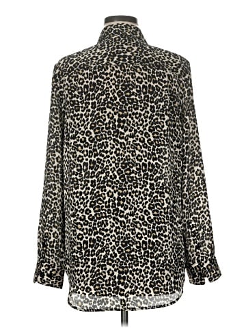 Equipment Long Sleeve Blouse (view 2)