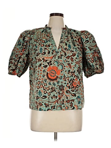 Ulla Johnson Short Sleeve Blouse (view 1)