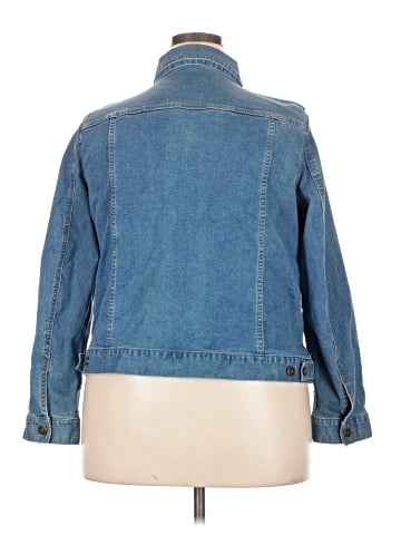 Woman Within Denim Jacket (view 2)