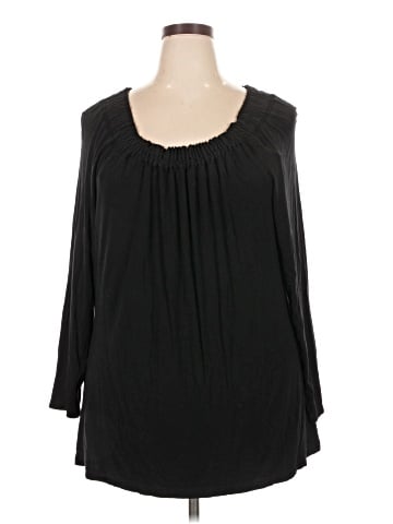 INC International Concepts Long Sleeve Blouse (view 1)