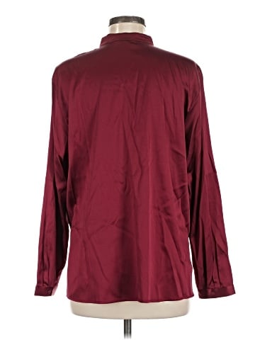 Eileen Fisher Long Sleeve Silk Top (view 2)