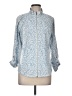 Chico's Paisley Blue Jacket Size Med (1) - photo 1