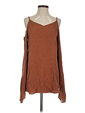 Classiques Entier Long Sleeve Silk Top (view 1)