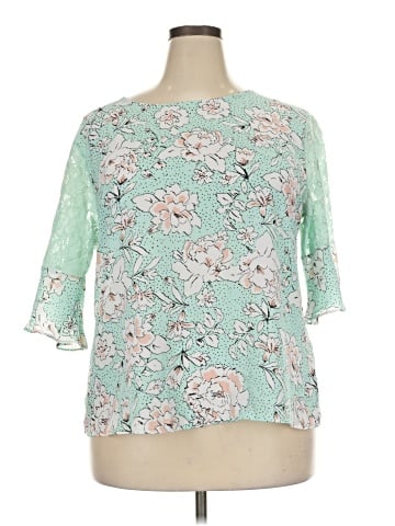 Van Heusen 3/4 Sleeve Blouse (view 1)