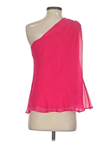 Alice + Olivia Sleeveless Silk Top (view 2)