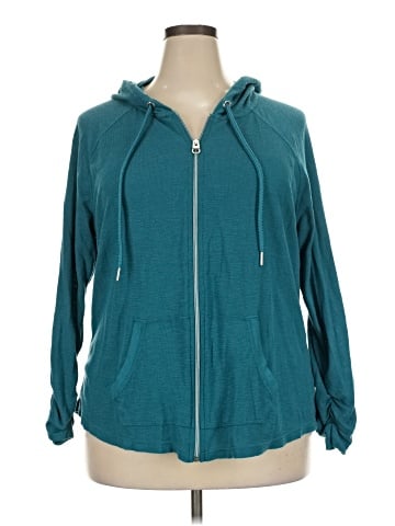 Naked Wardrobe Zip Up Hoodie (view 1)