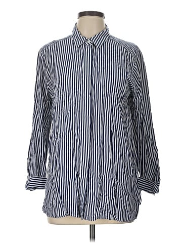 Liz Claiborne 3/4 Sleeve Button-Down Shirt (view 1)