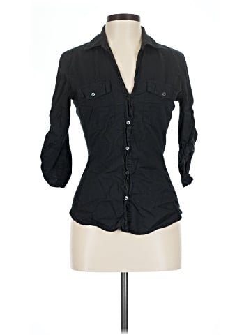 James Perse 3/4 Sleeve Button-Down Shirt (view 1)