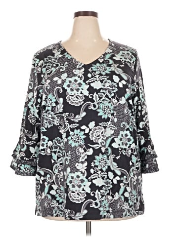 Avenue 3/4 Sleeve Blouse (view 1)
