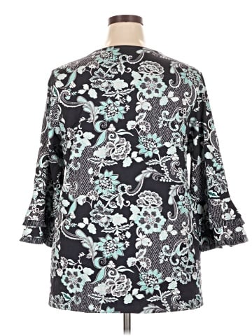 Avenue 3/4 Sleeve Blouse (view 2)