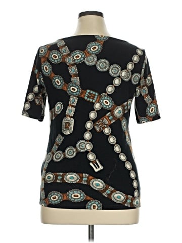Lauren by Ralph Lauren Short Sleeve Blouse (view 2)