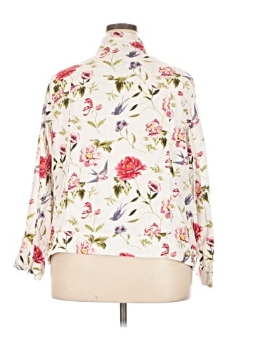Tahari 3/4 Sleeve Button-Down Shirt (view 2)