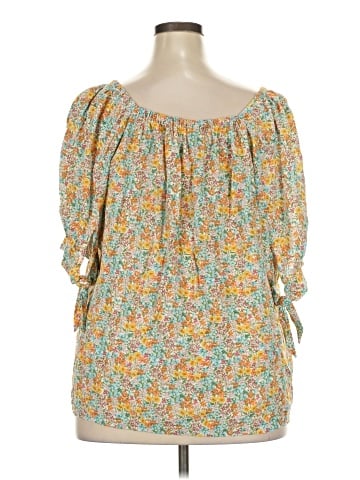 LC Lauren Conrad Short Sleeve Blouse (view 2)