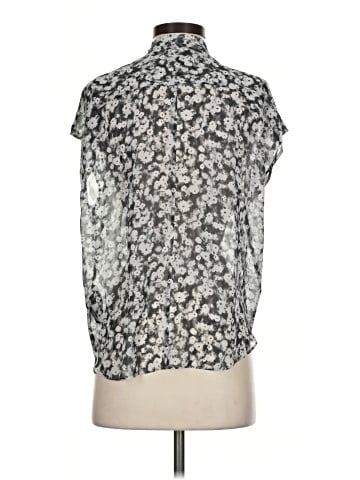 Club Monaco Short Sleeve Silk Top (view 2)