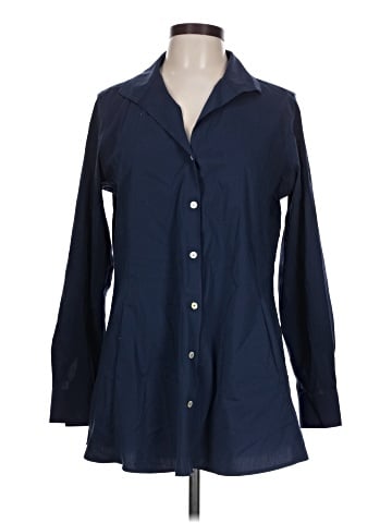Foxcroft 3/4 Sleeve Button-Down Shirt (view 1)