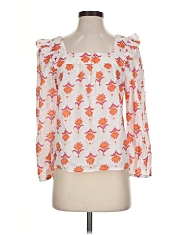 J.Crew Factory Store 3/4 Sleeve Blouse (view 1)