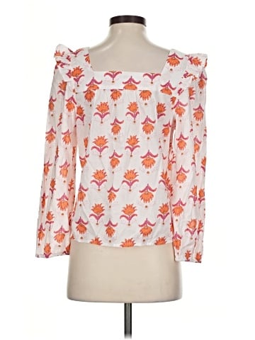 J.Crew Factory Store 3/4 Sleeve Blouse (view 2)