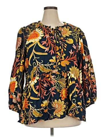 Umgee Long Sleeve Blouse (view 1)