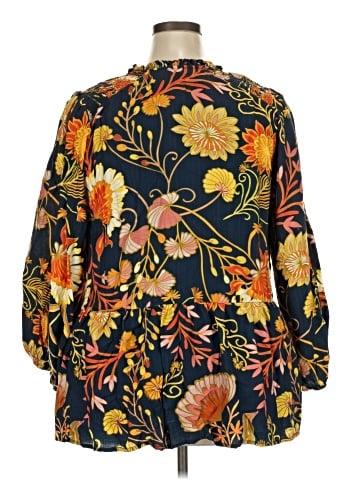 Umgee Long Sleeve Blouse (view 2)
