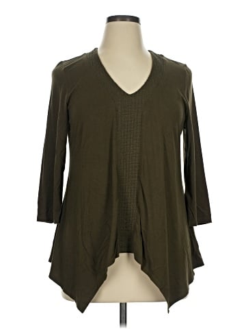 Adrianna Papell 3/4 Sleeve Top (view 1)