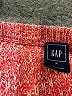 Gap 100% Cotton Tweed Pink Pullover Sweater Size M - photo 7