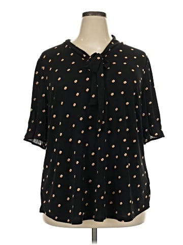 Adrianna Papell Short Sleeve Blouse (view 1)