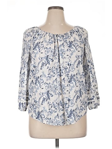 AB Studio 3/4 Sleeve Blouse (view 1)