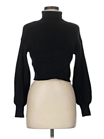 Blue Rain Turtleneck Sweater (view 1)