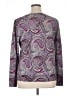 Talbots Paisley Purple Pullover Sweater Size XL - photo 2