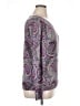 Talbots Paisley Purple Pullover Sweater Size XL - photo 4
